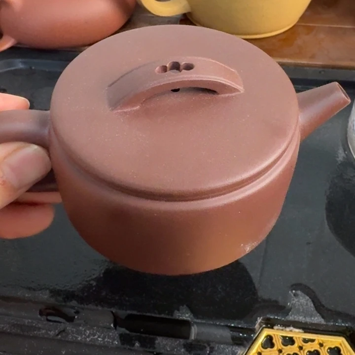 茶杯紫砂紫泥汉瓦150c c