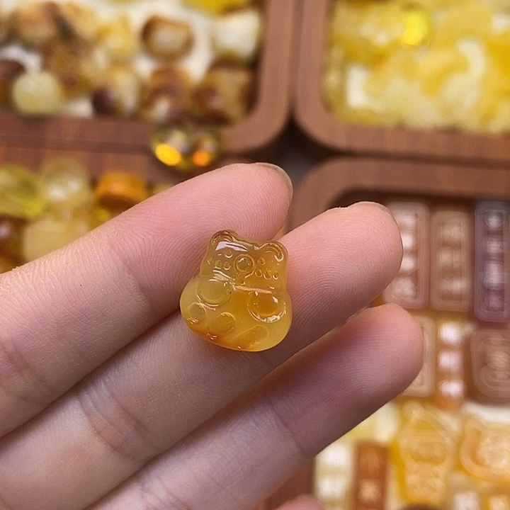 吊坠橄榄核小熊104