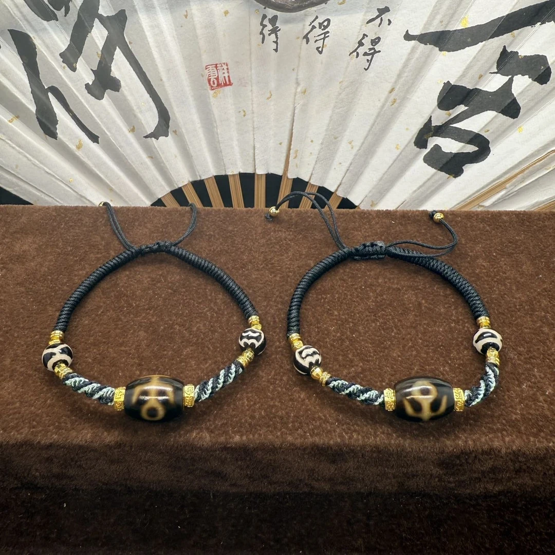 【曹掌柜精选】10  H53037-玛瑙DIY手绳-多样性发其一-15*12mm-