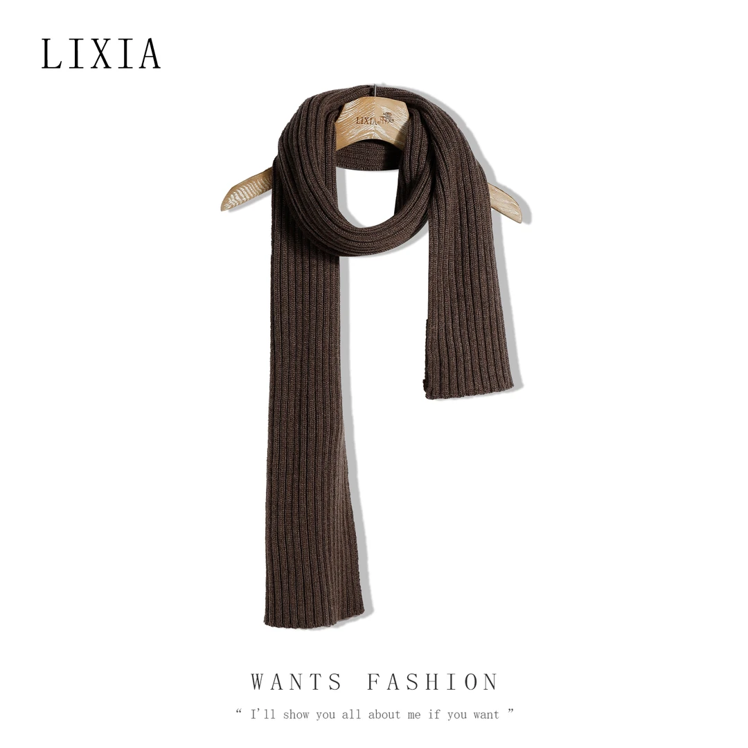 LIXIA. 【法式烂漫】保暖加厚双层时尚围巾-2894