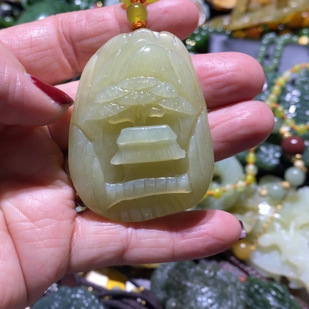 【闪购商品】岫玉毛衣链未镶嵌