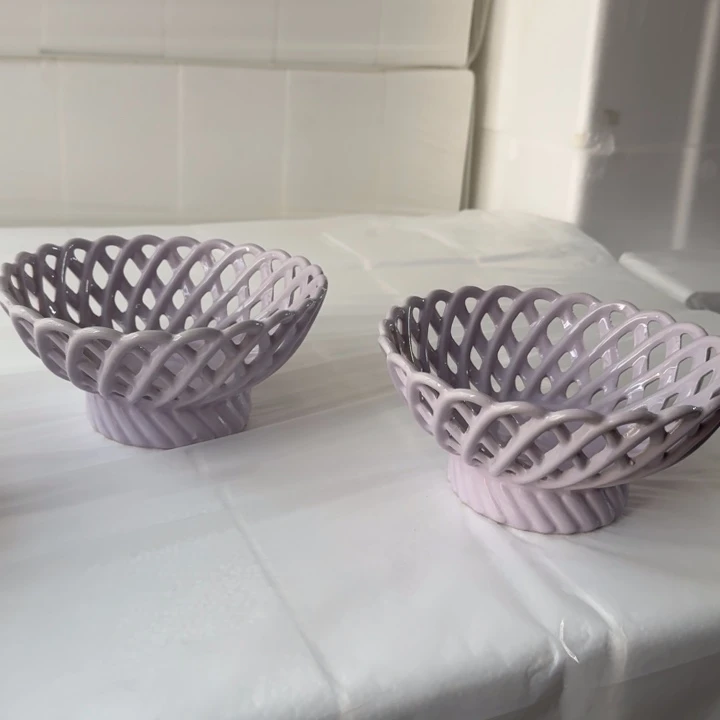 琉璃手工艺品陶瓷，福利，尾单，瑕疵～2个