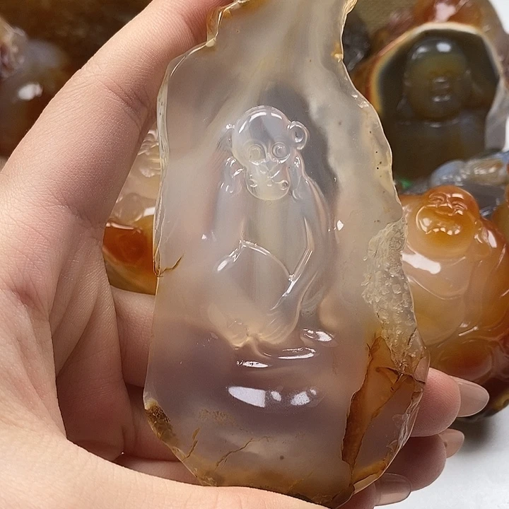 玛瑙/玉髓未镶嵌颈饰