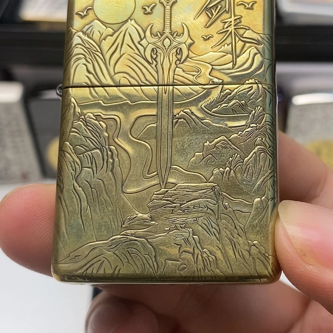 铜黄铜时刻经雕工艺品