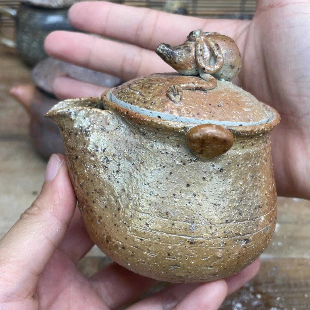 茶壶柴烧柴烧茶壶
