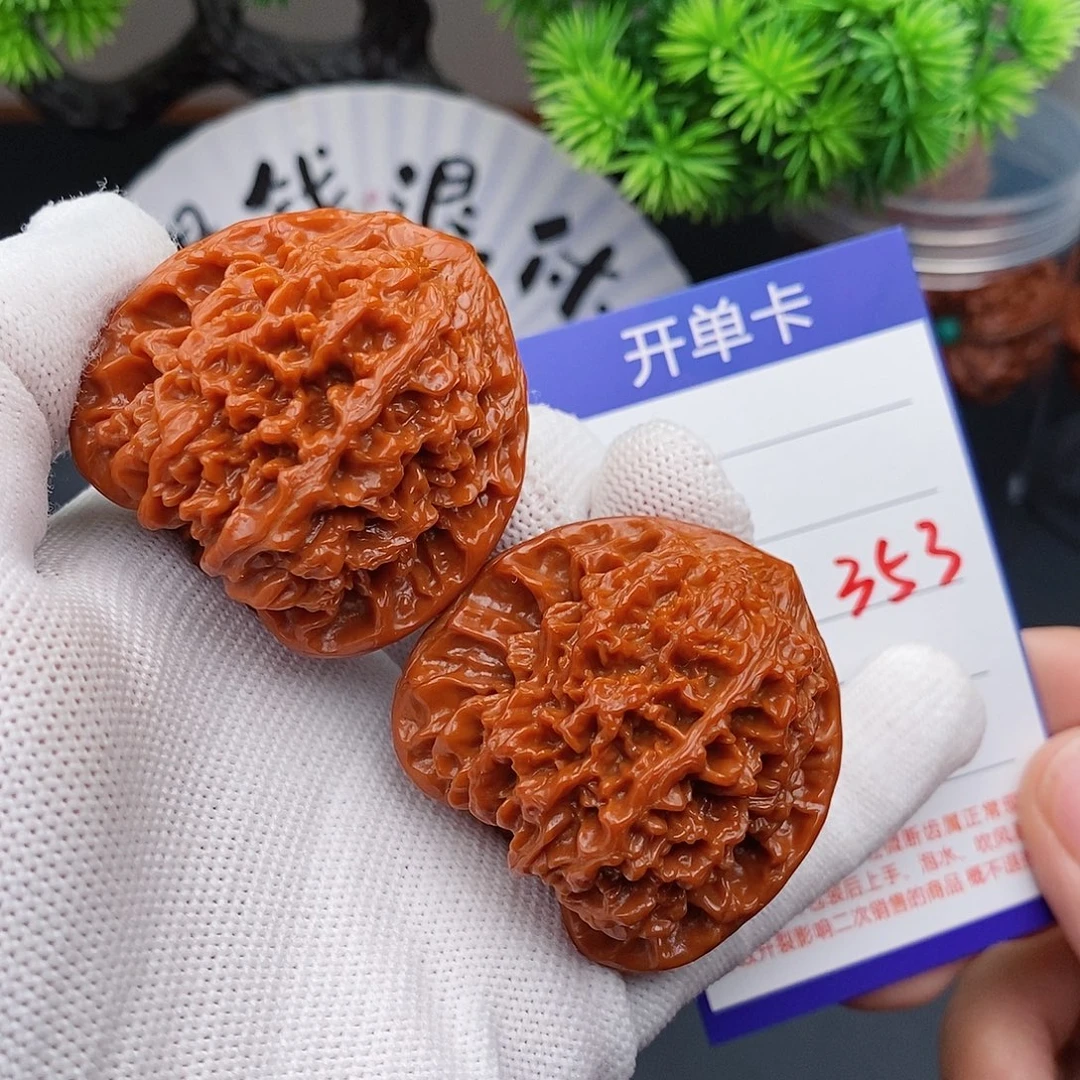 文玩核桃把件43百花山353
