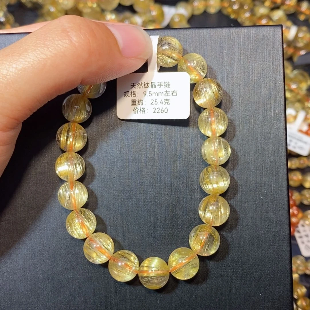 水晶手链未镶嵌猛*手链9.5mm