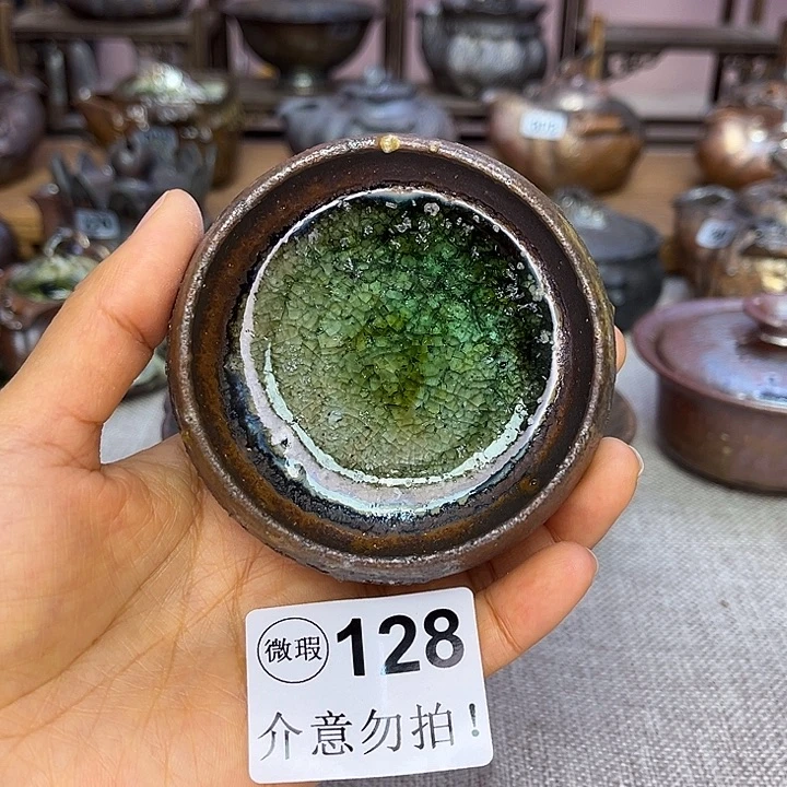 裸柴烧陶瓷手工茶器