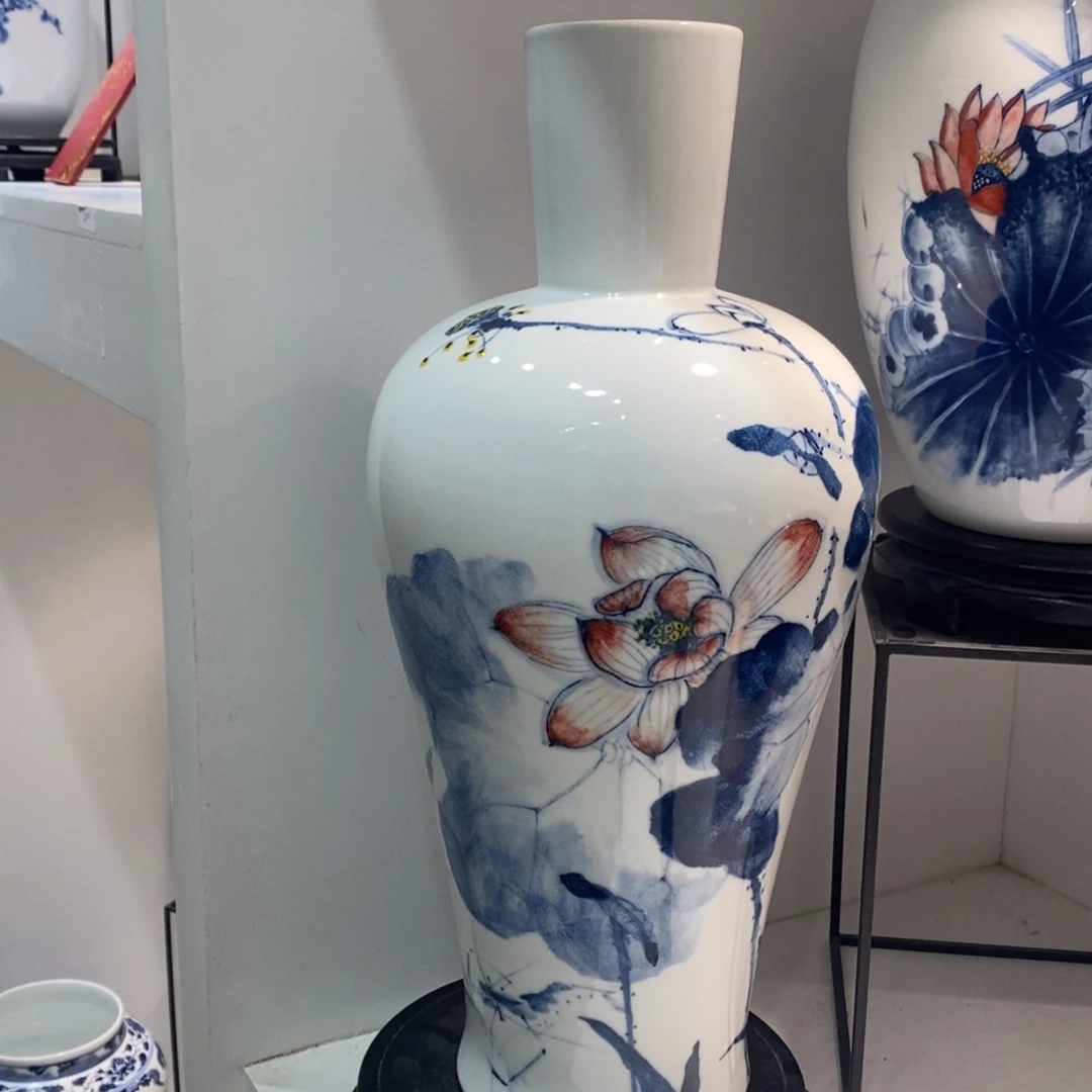 摆件景德镇陶瓷花瓶摆件