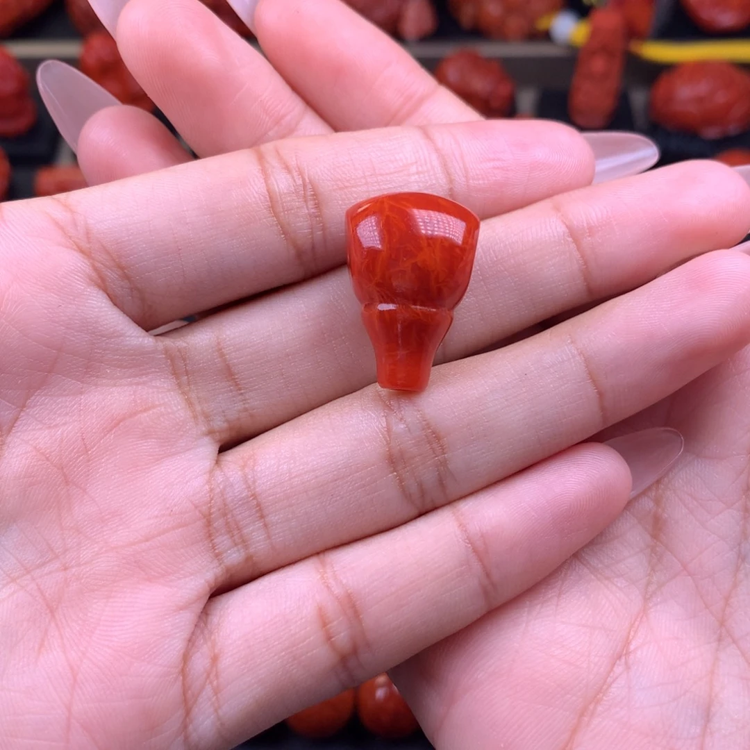 丧***8南红玛瑙未镶嵌三通15+