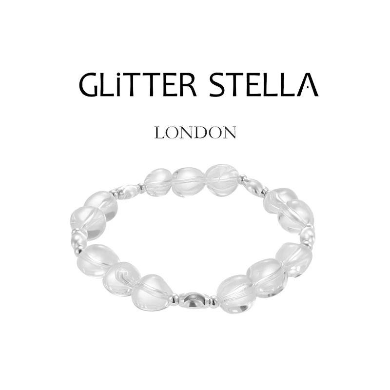 925银手链 【Silver Mist系列】Leuco白晶时尚简约串珠手链