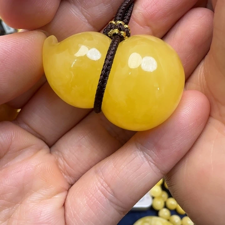 蜜蜡未镶嵌颈饰天然蜜蜡