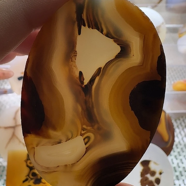 玛瑙/玉髓未镶嵌项链