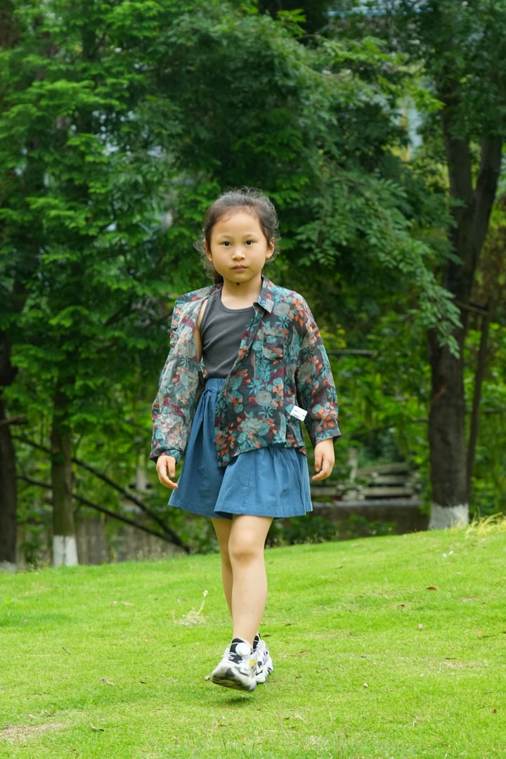 亲子｜苎麻衬衫+亚麻短裤+针织背心