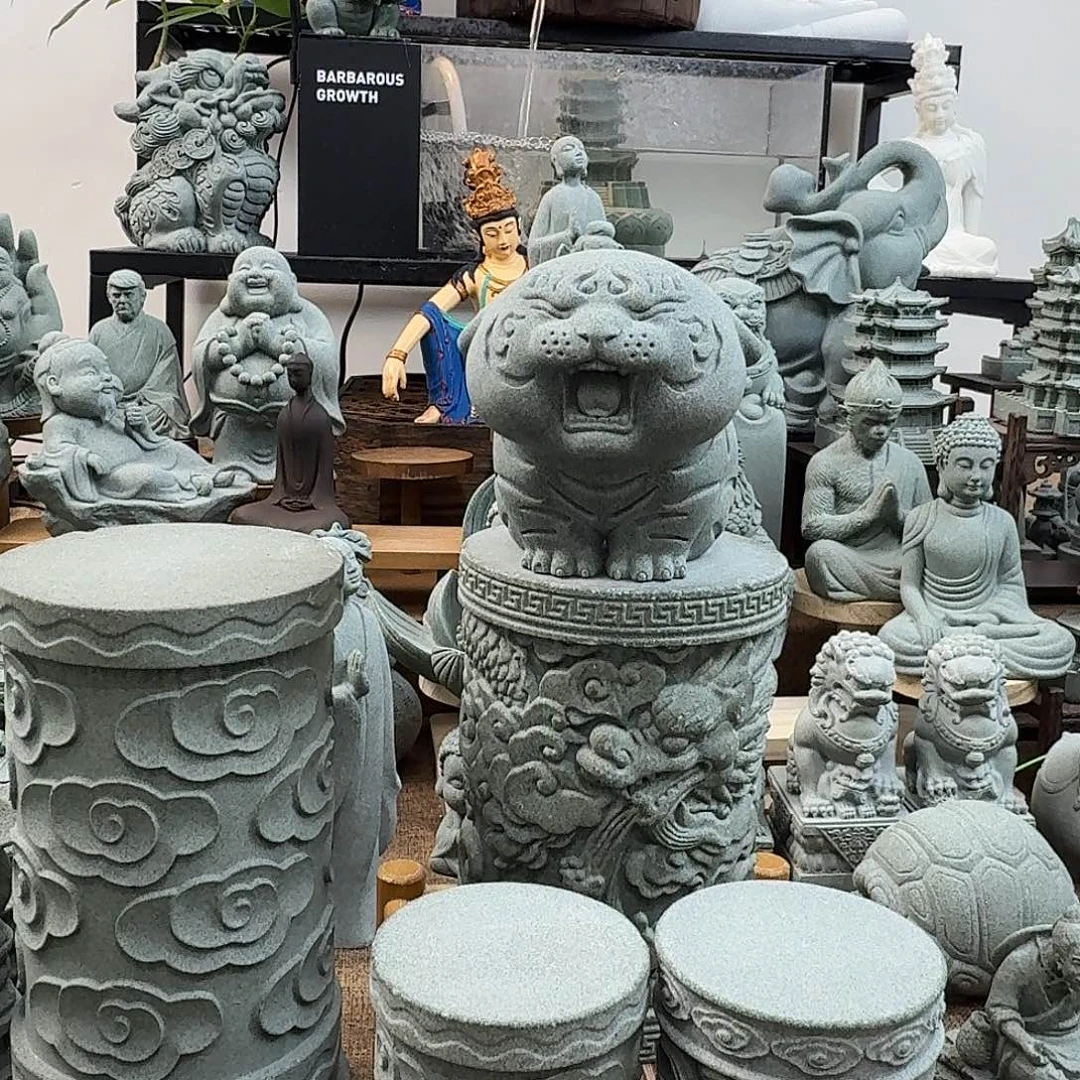 石材青砂石大号老虎