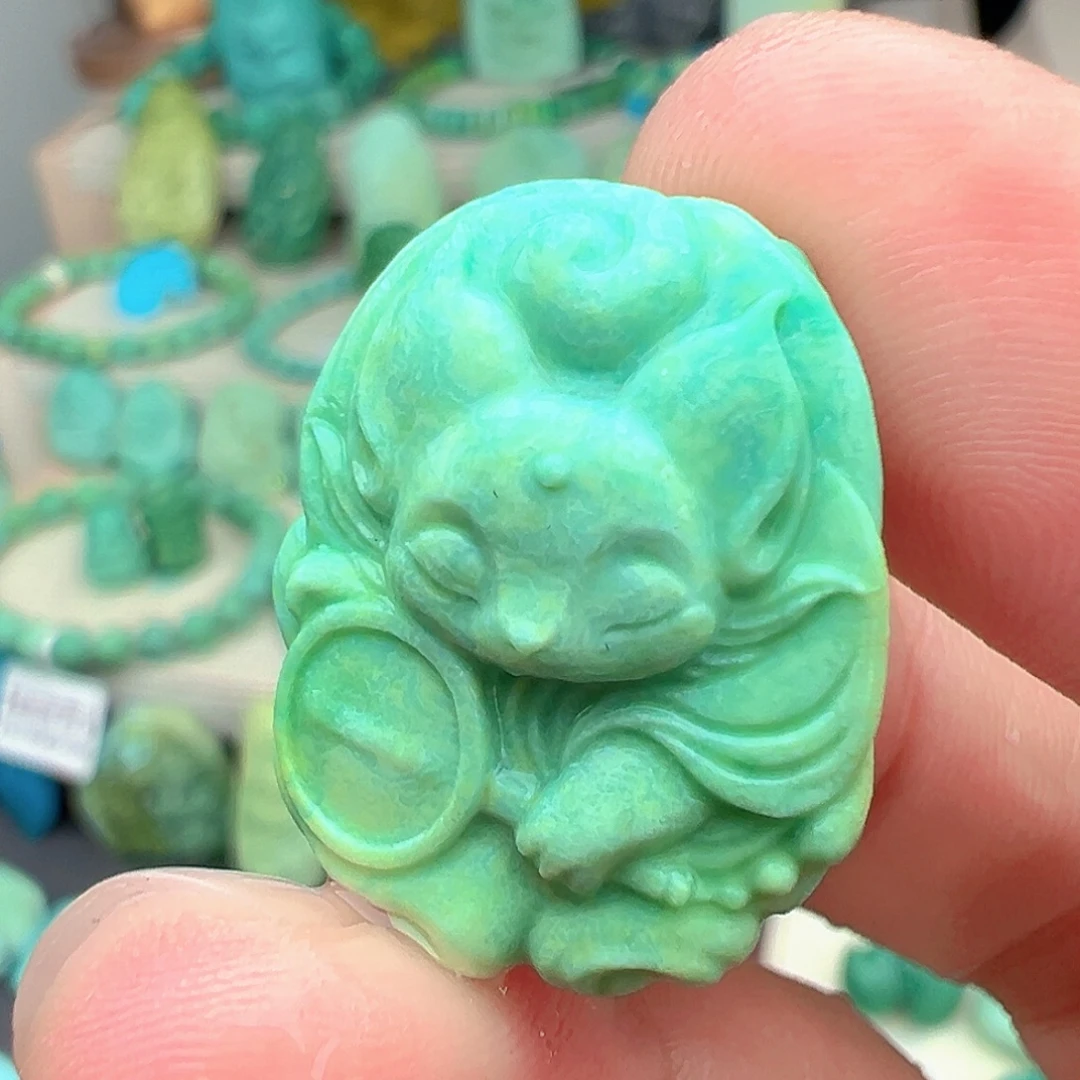 绿松石未镶嵌主播万珍