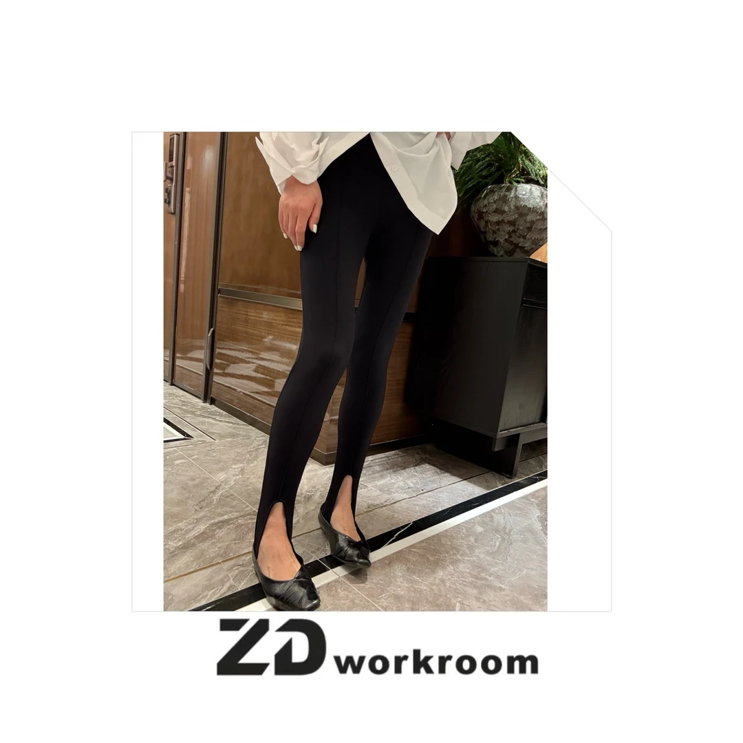 【Z.D/WORKROOM】【摩登时代】26/ss复古时髦压力束腰显瘦踩脚打底裤