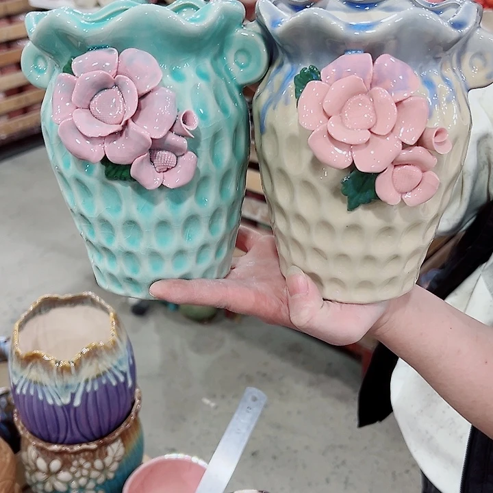 有孔，凑单福利满10元发货陶瓷多肉花盆！