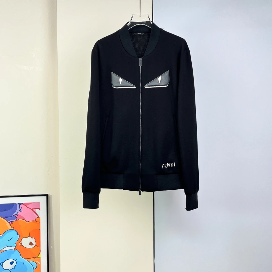 95新 FENDI/芬迪 拉链卫衣外套/44码/Xsp32638