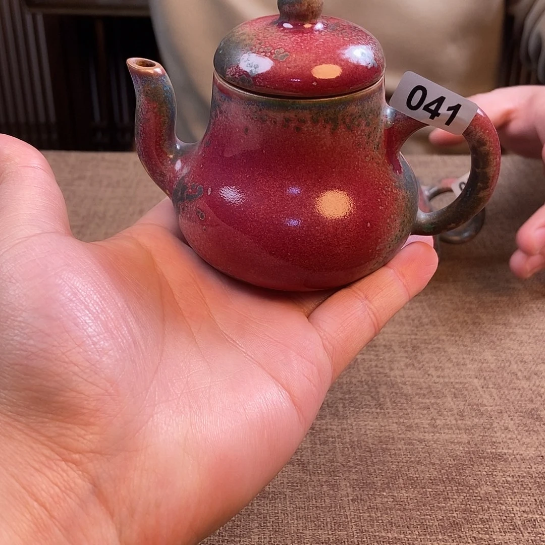 瓷片钧瓷茶壶茶具