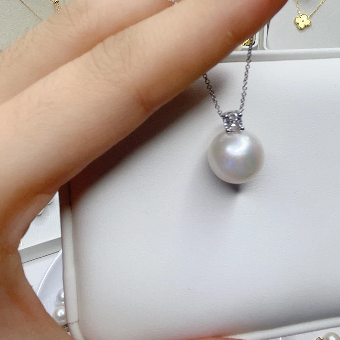 淡水珍珠吊坠(赠链)合金