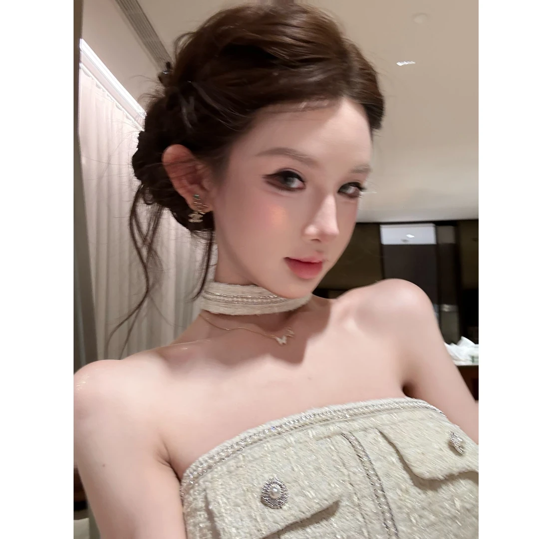 YIYI SOLO【夏尔】精致高级抹胸 MOA7673