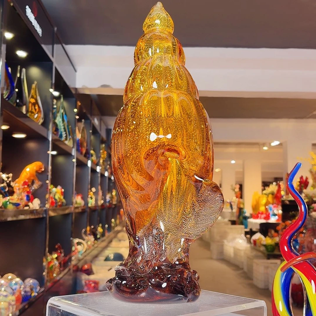 琉璃手工艺品琉璃塔和塔顶建筑构成