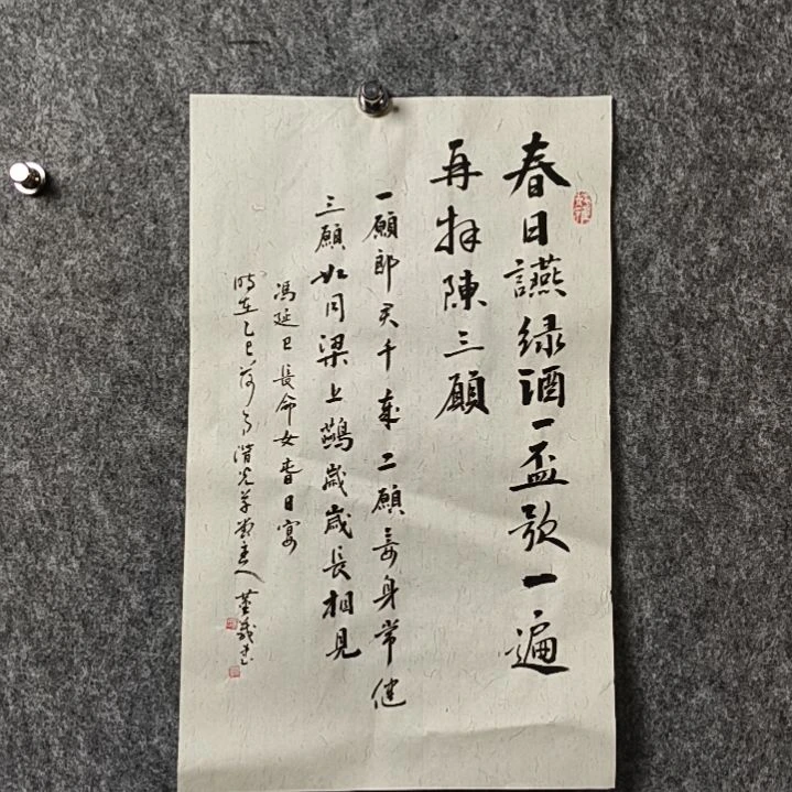 书法董老师小品春日宴