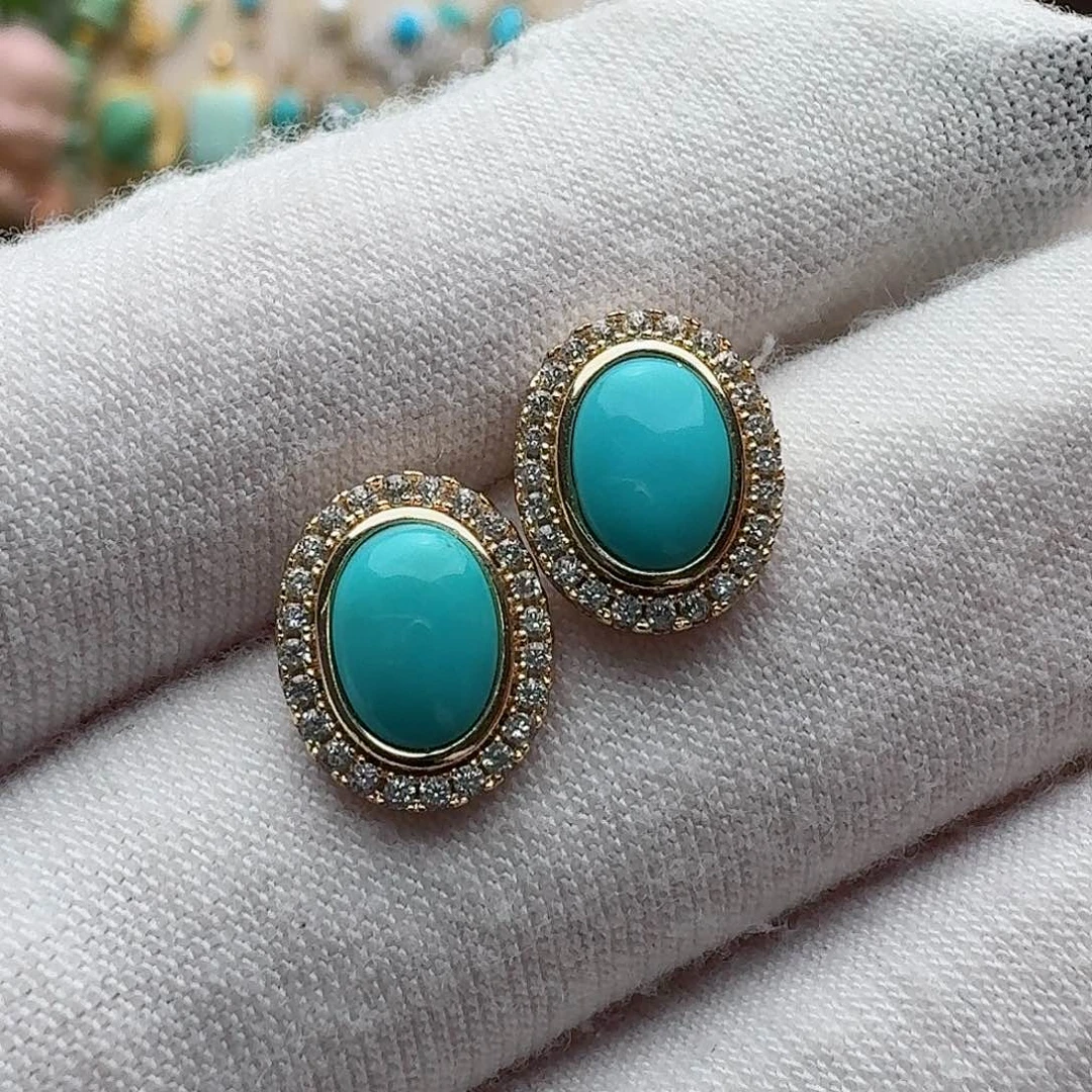 绿松石珠宝奇石未镶嵌