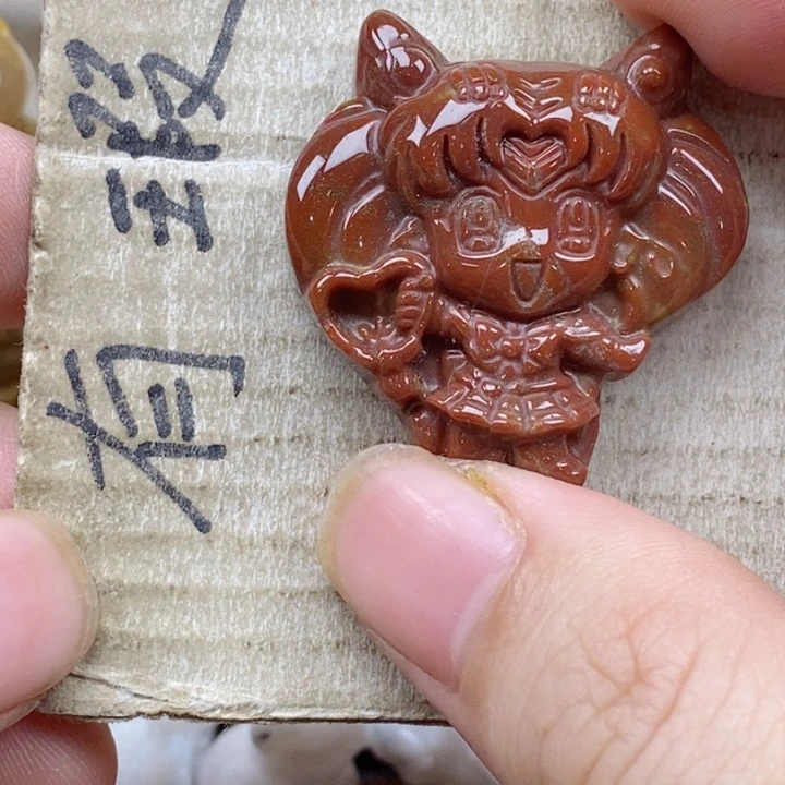 颈饰未镶嵌硅化珊瑚（珊瑚玉）?****