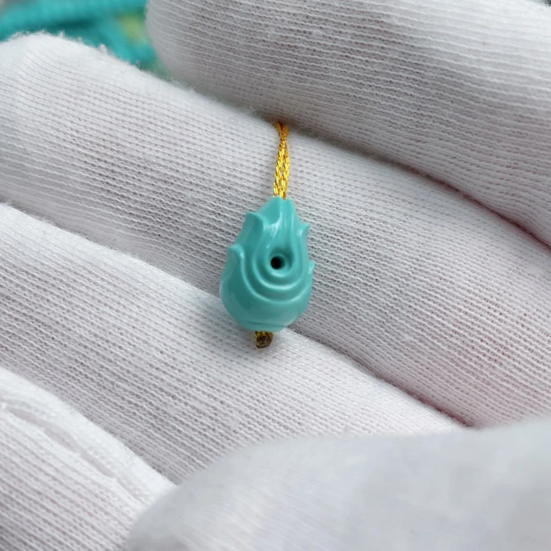 绿松石珠宝奇石未镶嵌小*水