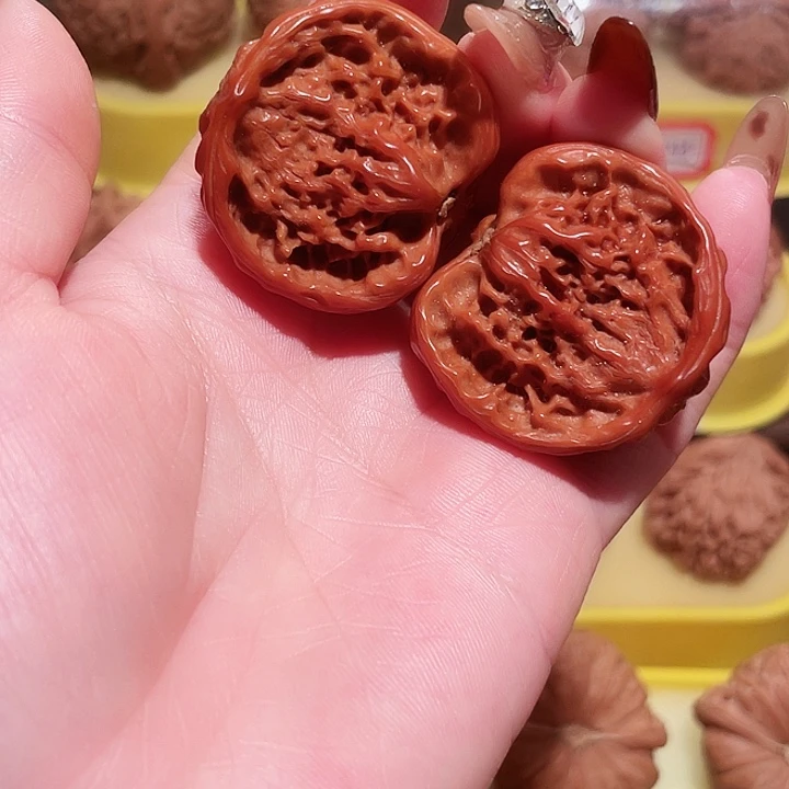 把件文玩核桃蛇头