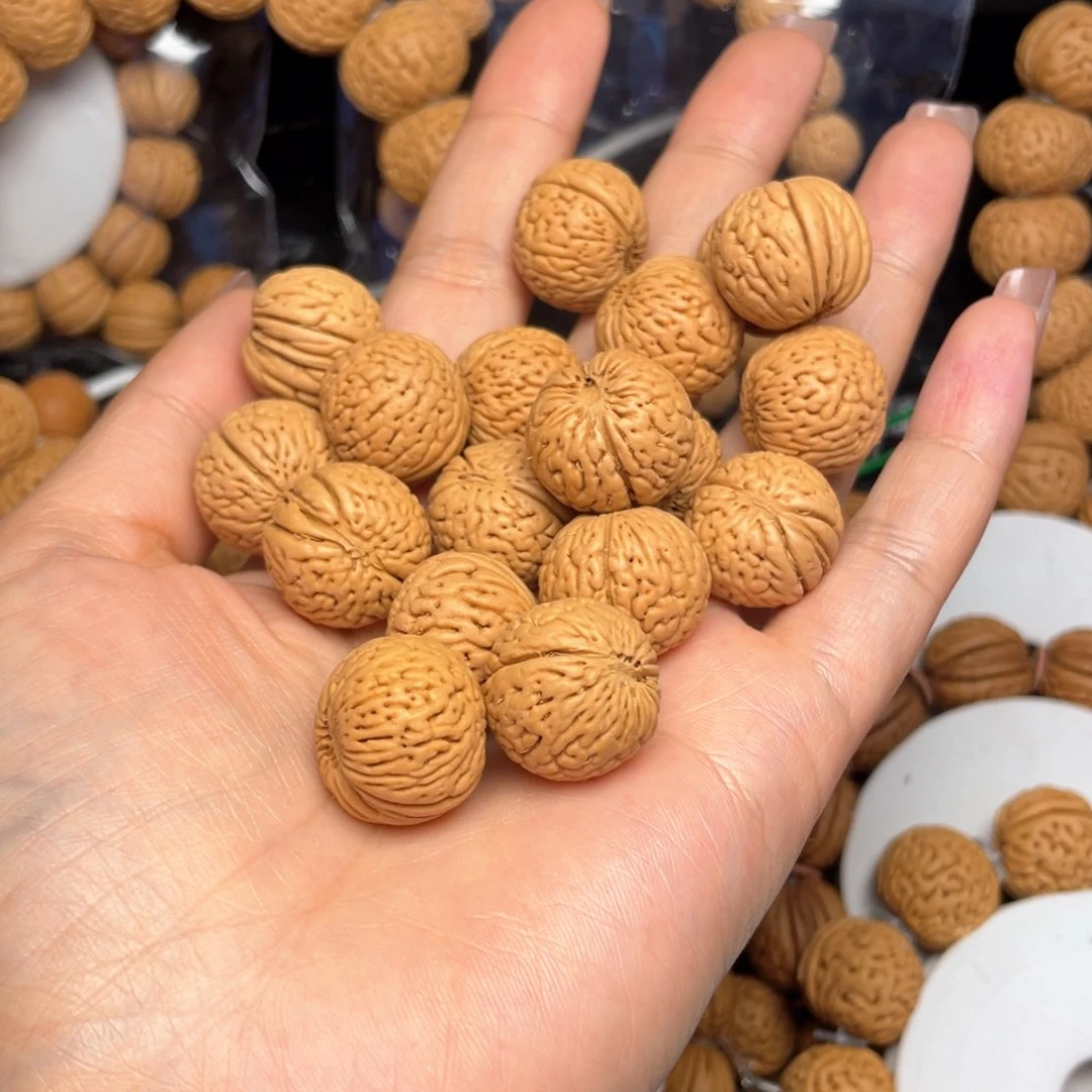 桃木蜗***快桃核手串18+南瓜敦