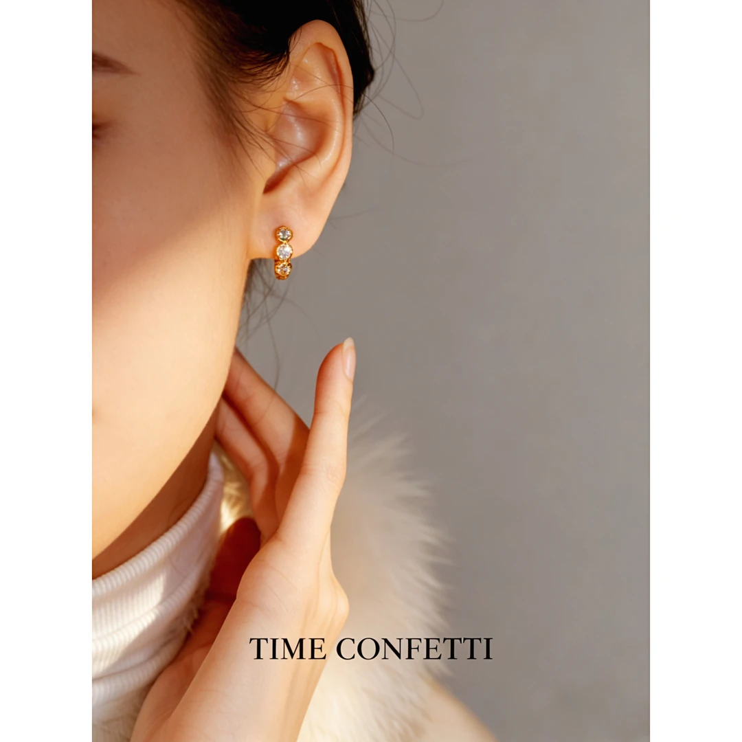 黄铜耳饰 镀K金【孙二娘】新人推荐-时尚百搭精致耳环耳饰TC 11976