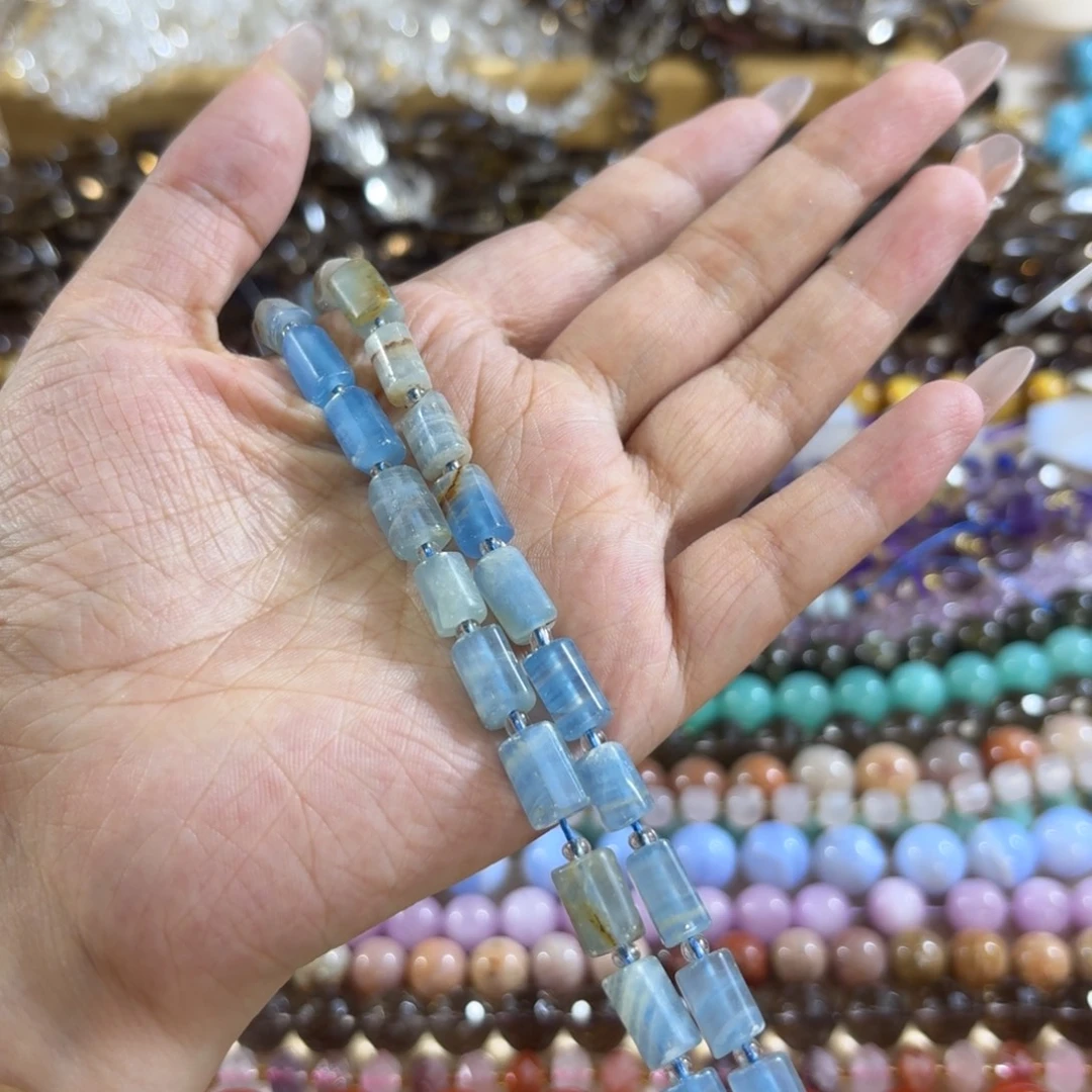 玛瑙/玉髓未镶嵌珠宝半成品蓝方解