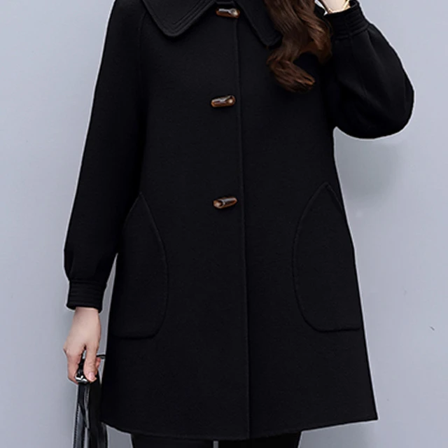 女式毛纺服装2025新款秋冬热款时尚妈妈加厚毛纺服装高端