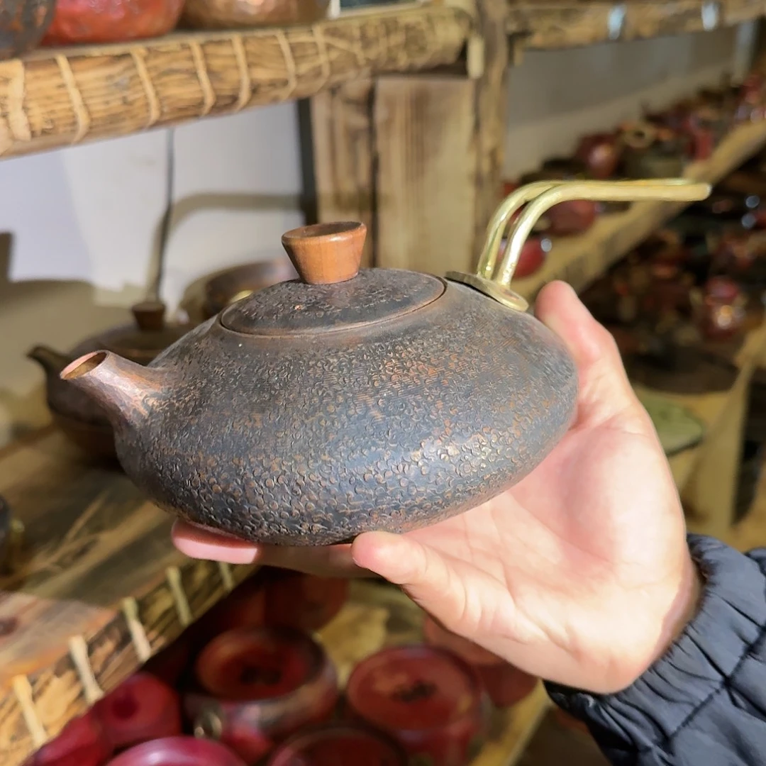 紫铜手工制作摆件一个