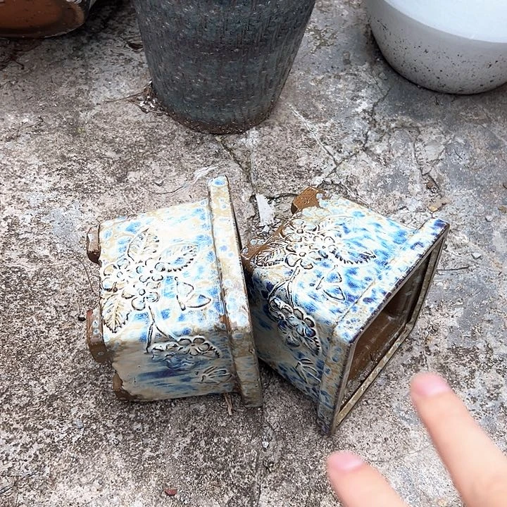 紫砂花盆花藤花盆花盆