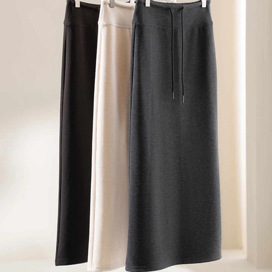 主推款 万能搭慕斯抽绳半裙