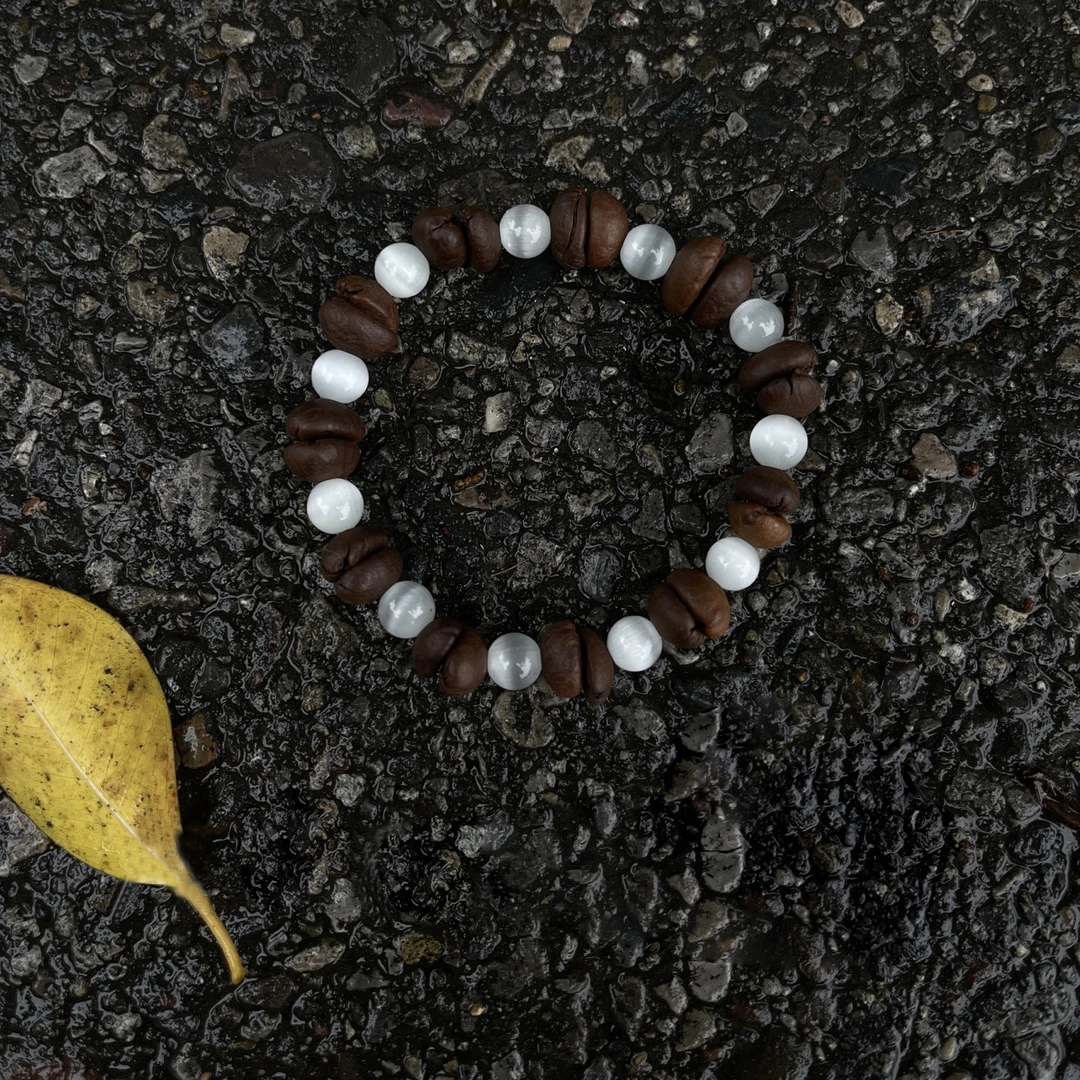手链 【真咖啡豆】单圈小众设计精美简约手链饰品串珠手饰男女同款