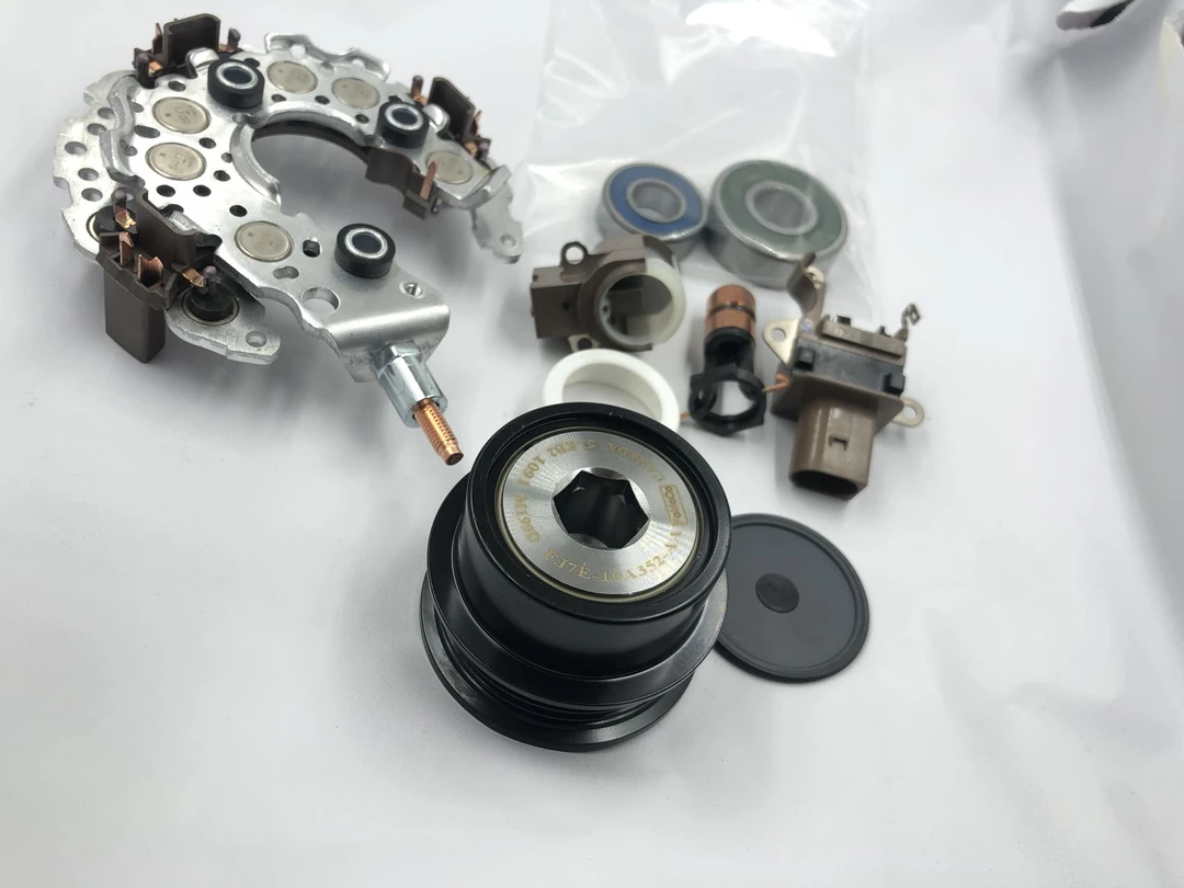 电装发电机维修保养配件轴承碳刷集电环单向轮调节器