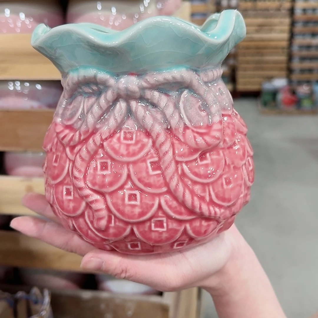 【闪购商品】陶瓷陶瓷多肉花盆有孔