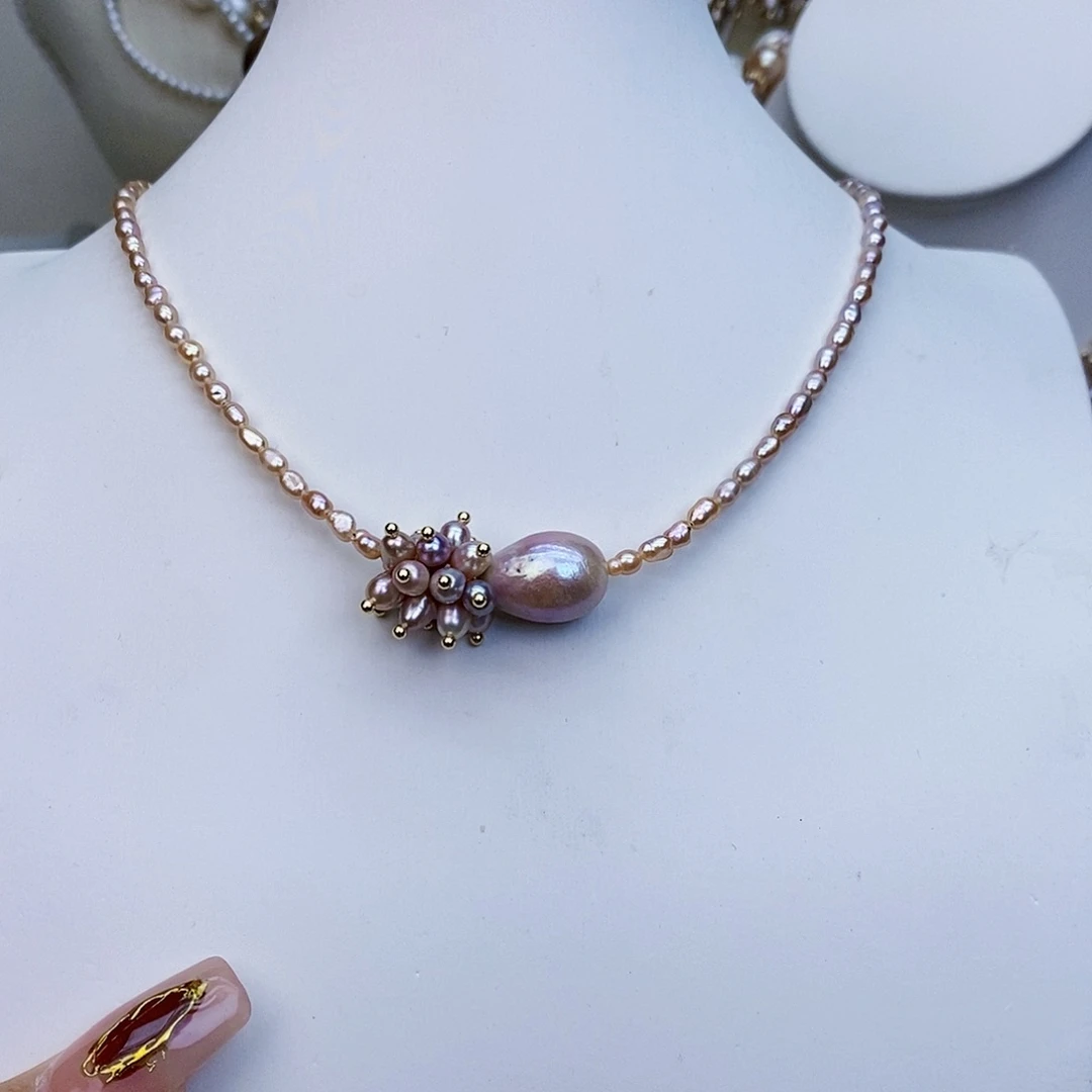 淡水珍珠颈饰未镶嵌