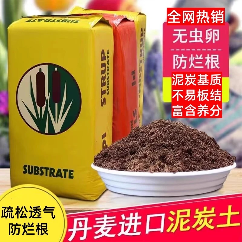 丹麦泥炭土进口多肉营养土种植土有机土花土草炭土通用型花菜基质
