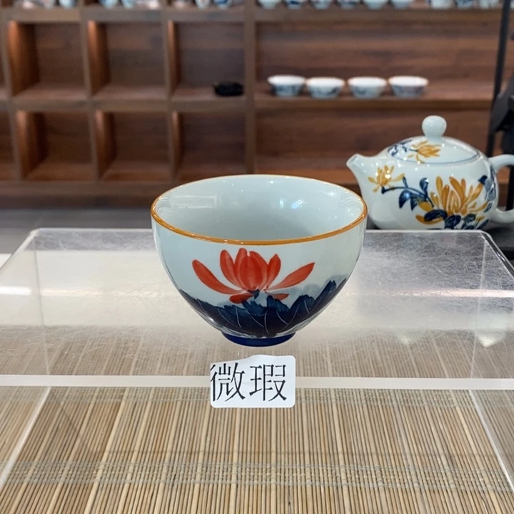 釉下老陶泥手工绘制