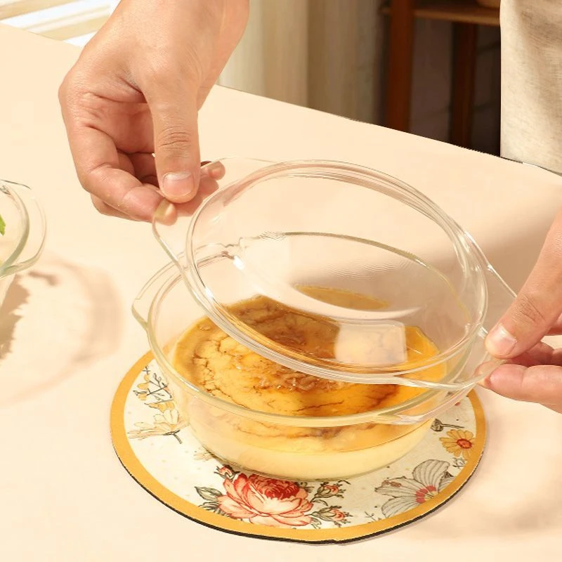 【今日送盖子】耐高温微波炉带盖透明玻璃蒸蛋碗双耳炖蛋煲蒸蒸蛋碗