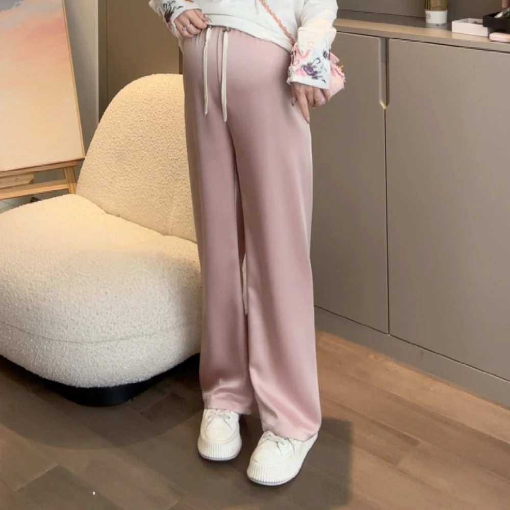 maodan/猫单清仓【冰氧垂感】娜娜的孕期穿搭/孕妇装春夏时尚宽松裤