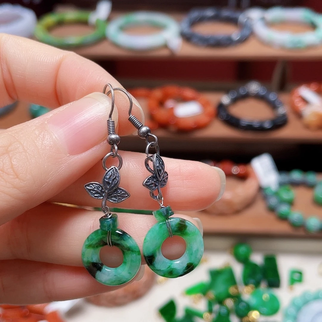 翡翠未镶嵌手链饰品