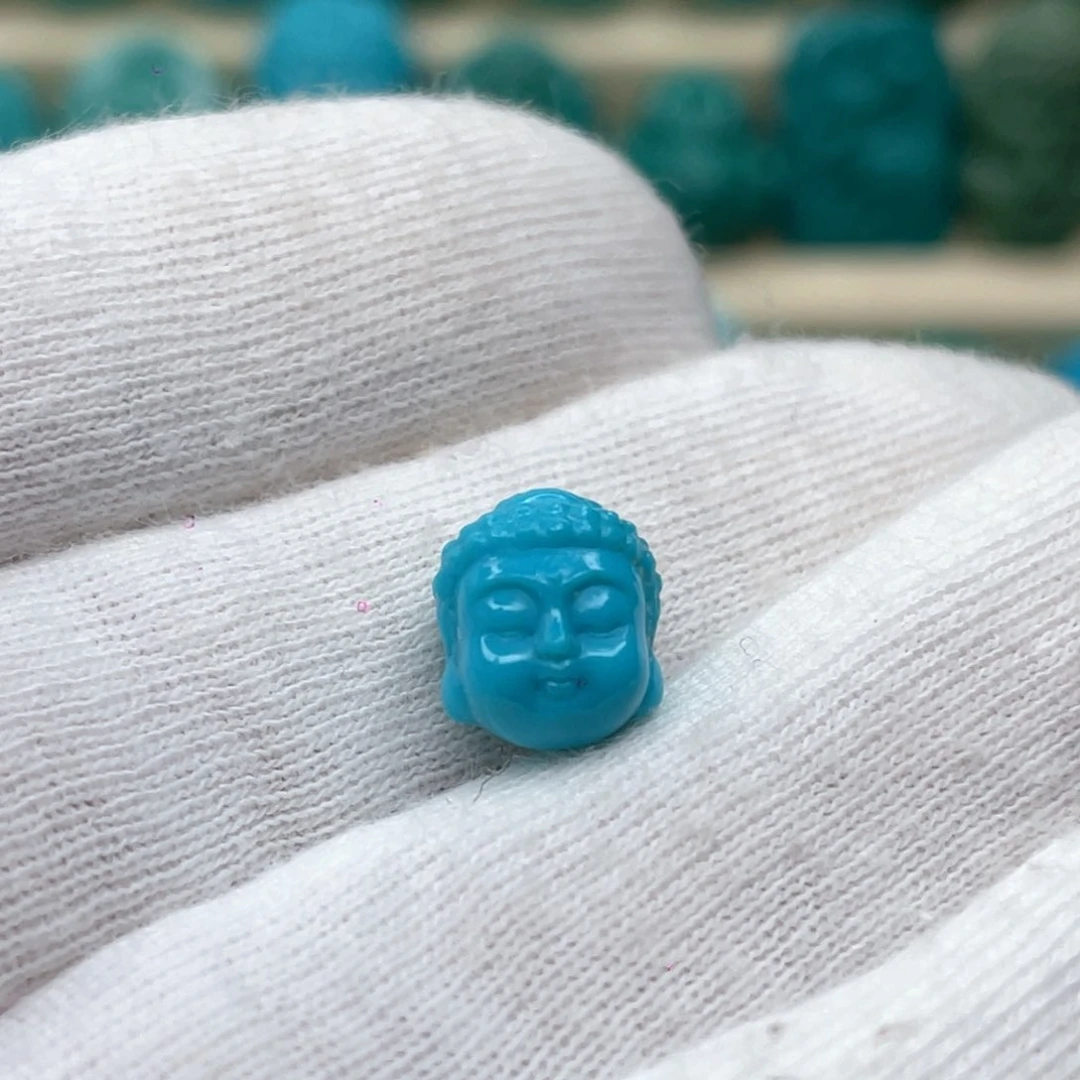 绿松石未镶嵌颈饰卡8.6-10