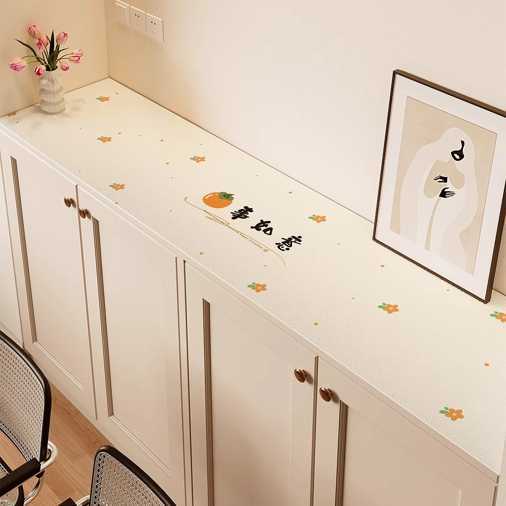 硅胶餐边柜桌布轻奢高级感免洗防油防水电视柜桌垫防脏台面保护垫